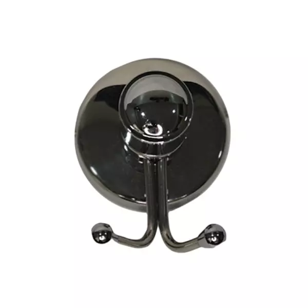 SAIJAL Eco Twin Robe Hook Stainless Steel Silver Shape, VIS-20203