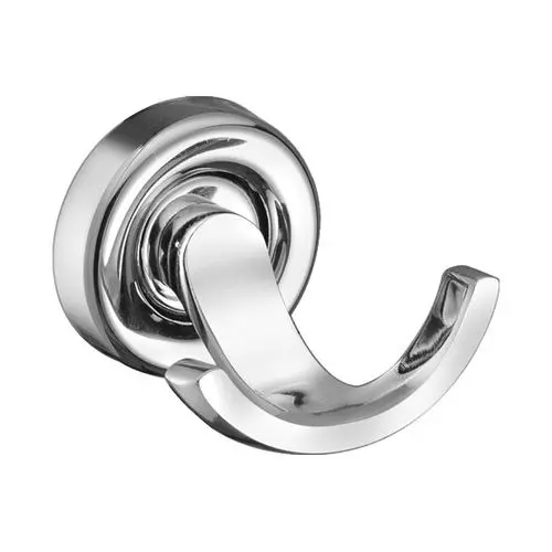 Somany Double Robe Hook Signature Collection Serene Series Wall Mount Chrome Finish Metal Body, 272130290021