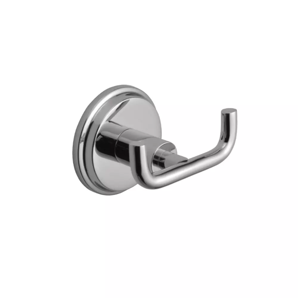 Essco by Jaquar Double Coat Hook Chrome Finish, AEC-1161N