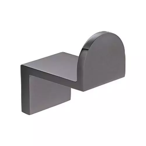 Somany Robe Hook French Collection Liana Series Gun Metal Finish Metal Body Wall Mount, 272151390361