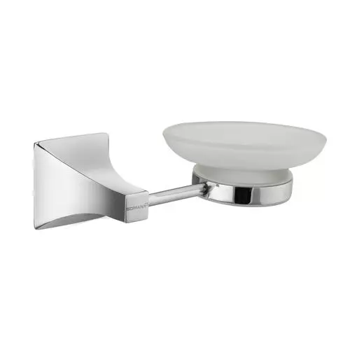 Somany Soap Dish French Collection Giza Series Chrome Finish Metal Body Wall Mount, 272151340031