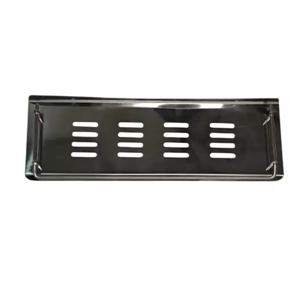SAIJAL Eco Front Shelf Stainless Steel Silver 400 mm, VIS-20208