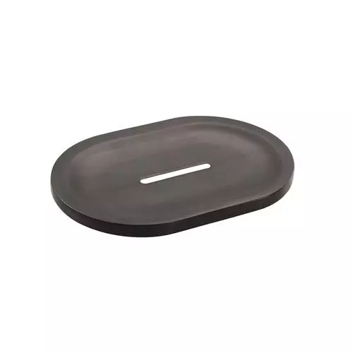 Somany Soap Dish French Collection Liana Series Gun Metal Finish Metal Body Wall Mount, 272151390351