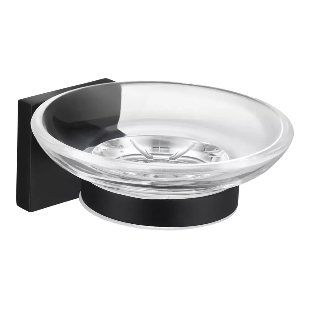 Parryware Sigma Soap Dish Wall Mount Stainless Steel Matte Black, T59037C