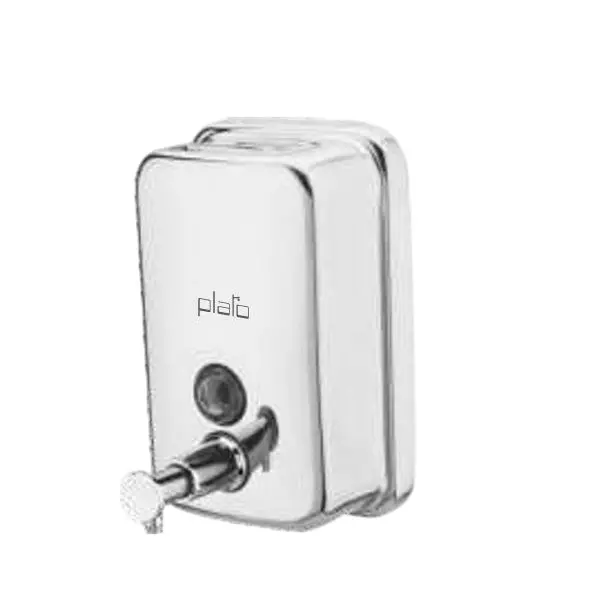 PLATO Liquid Soap Dispenser Stainless Steel Silver 1 L Capacity, 7901 B