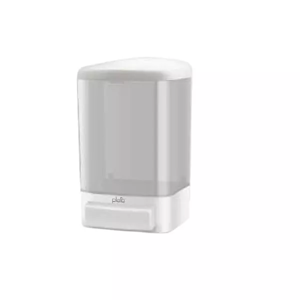 PLATO Liquid Soap Dispenser ABS White & Clear 1 L Capacity, 7916