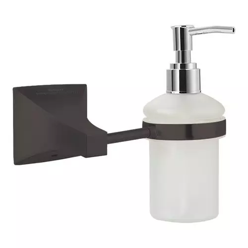 Somany Lotion Dispenser French Collection Giza Series Gun Metal Finish Metal Body Wall Mount, 272151340411
