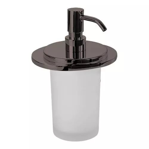 Somany Soap Dispenser French Collection Liana Series Gun Metal Finish Metal Body Wall Mount, 272151390341