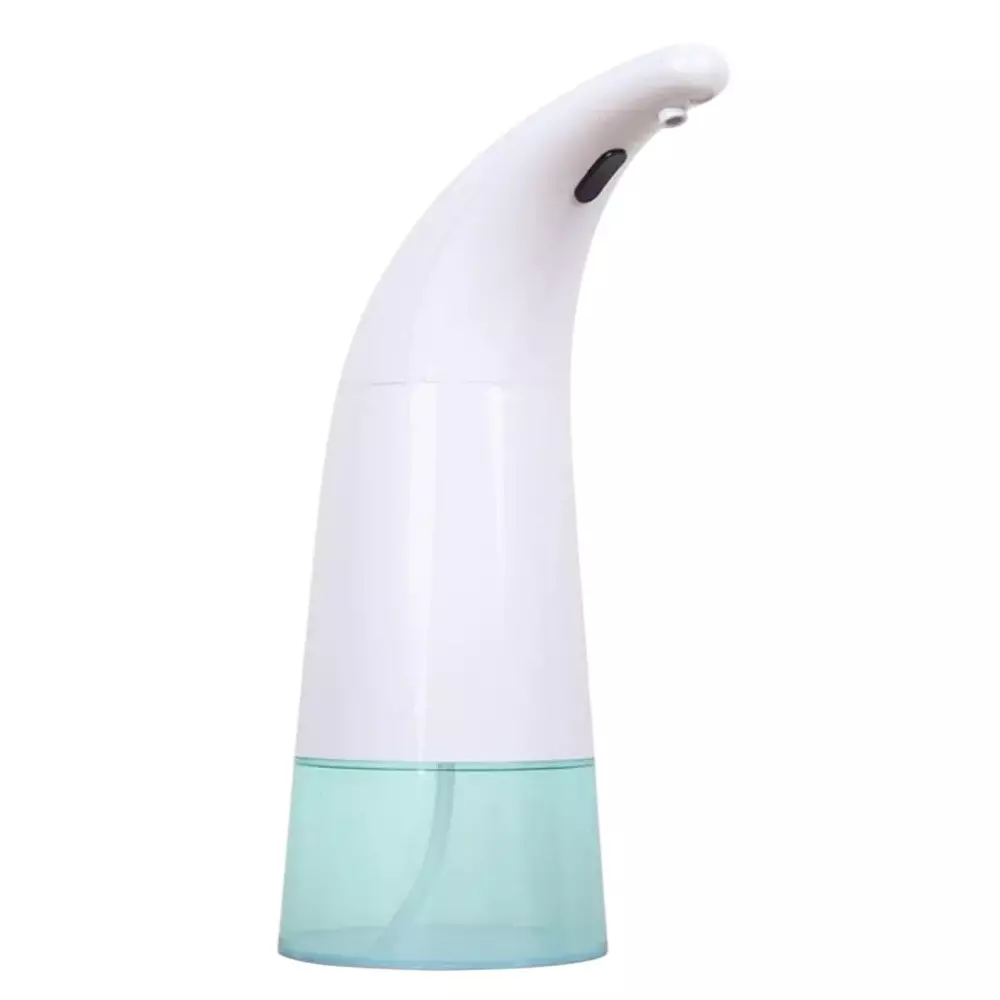 GENERIC Sensor Soap Liquid Dispenser Plastic Battery Operated 250 ml Capacity 182x107x73 mm, Black & Silver