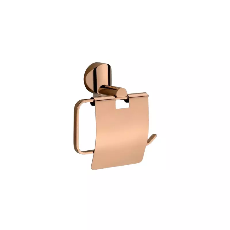 Aquai Toilet Paper Holder Stainless Steel Rose Gold for Bathroom Use, ERGD-1609