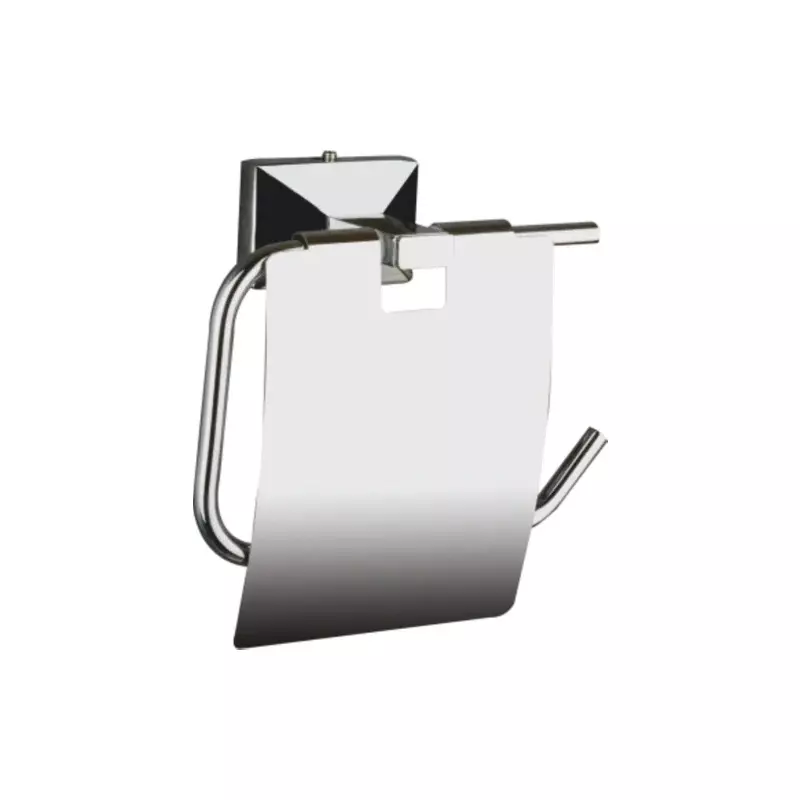 Aquai Toilet Paper Holder Stainless Steel Silver for Bathroom Use, DC-209