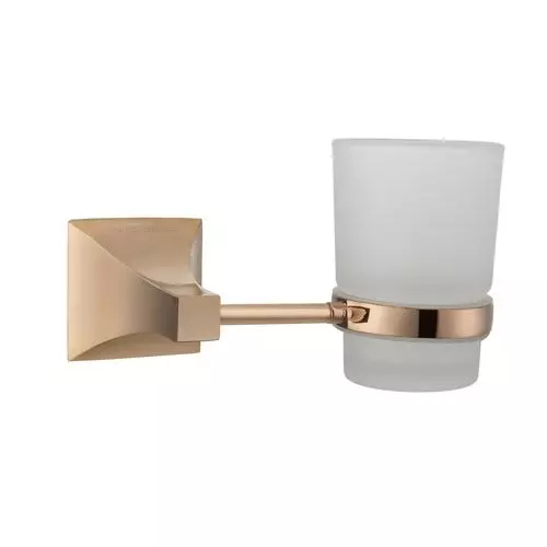 Somany Tumbler Holder French Collection Giza Series Rose Gold Finish Metal Body Wall Mount, 272151340141