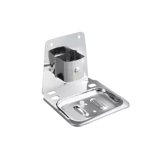 GENERIC Toothbrush Holder S.S. Chrome Finish Wall Mounted for Bathrooms, Toilets, ID_SS_076