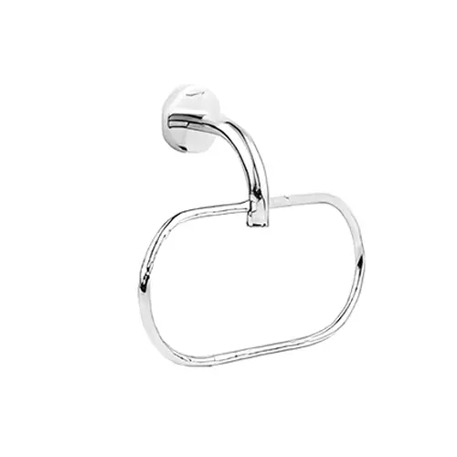 Somany Towel Ring Signature Collection Optimus Round Series Wall Mount Chrome Finish Metal Body, 272151450161