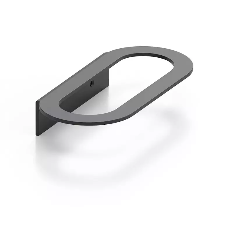 Aquai Towel Ring Stainless Steel Matt Black for Bathroom Use, BMB-1606