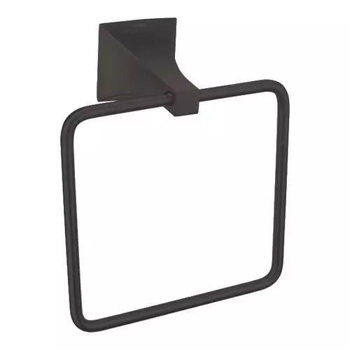 Somany Towel Ring French Collection Giza Series Gun Metal Finish Metal Body Wall Mount, 272151340361