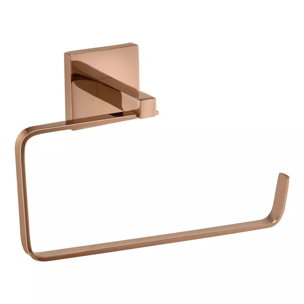 Parryware Sigma Towel Ring Wall Mount Stainless Steel Deep Rose Gold, T5902A4