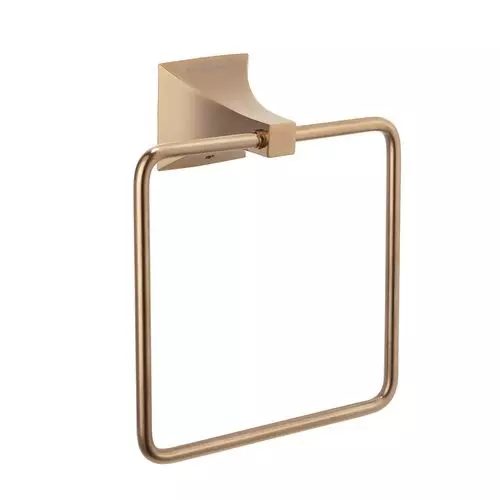 Somany Towel Ring French Collection Giza Series Rose Gold Finish Metal Body Wall Mount, 272151340121