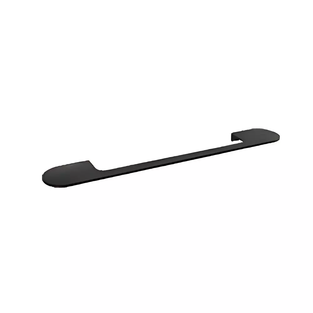 Somany Towel Rod French Collection Liana Series All Black Finish Metal Body Wall Mount, 272151390141