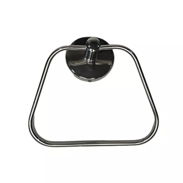 SAIJAL Eco Towel Ring Stainless Steel Silver Triangle Shape, VIS-20202