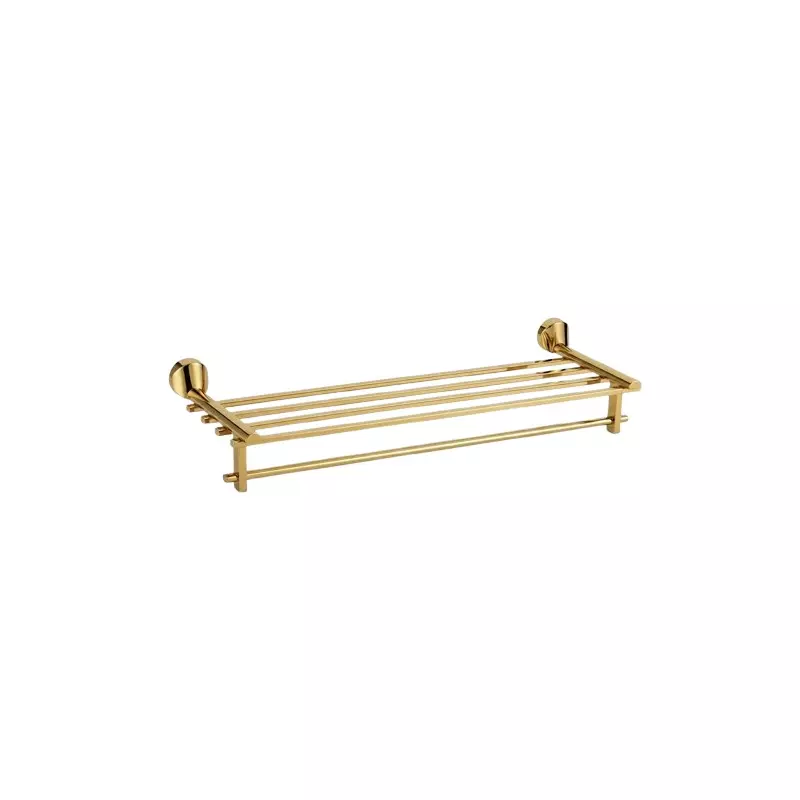 Aquai Towel Rack Stainless Steel 600 mm Gold for Bathroom Use, EGD-1601-24