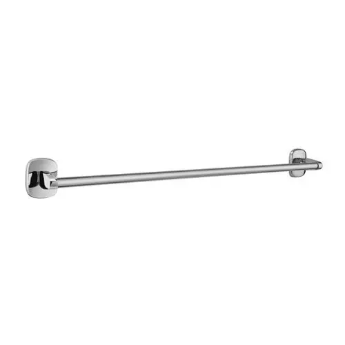 Somany Towel Rod 600 mm Signature Collection Pinnacle Series Wall Mount Chrome Finish Metal Body, 272130740051