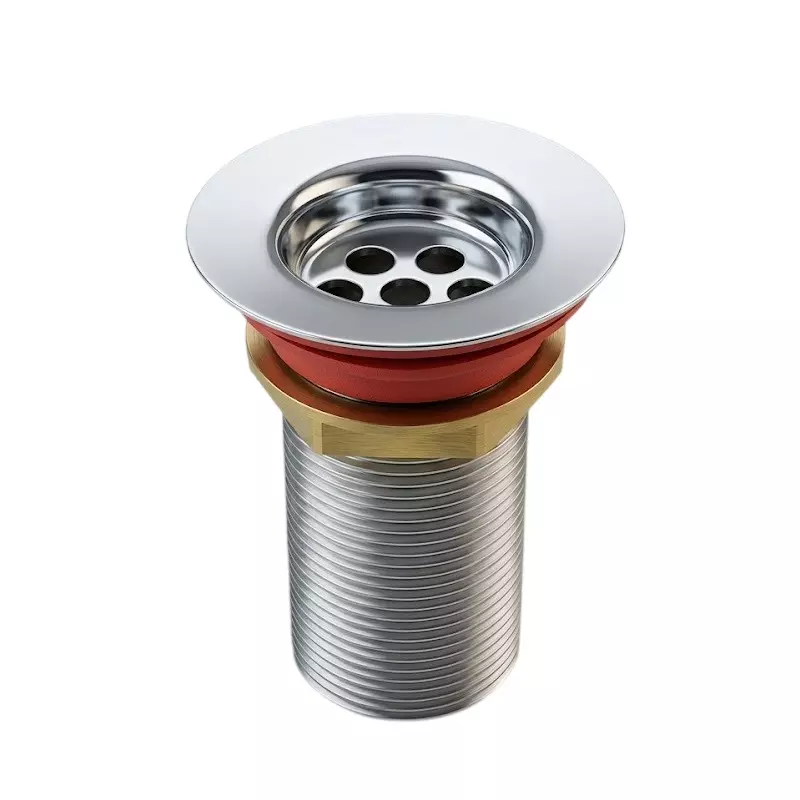 Aquai Waste Coupling Stainless Steel 32x80 mm Size Silver for Home & Kitchen Use, VI-ACC-01