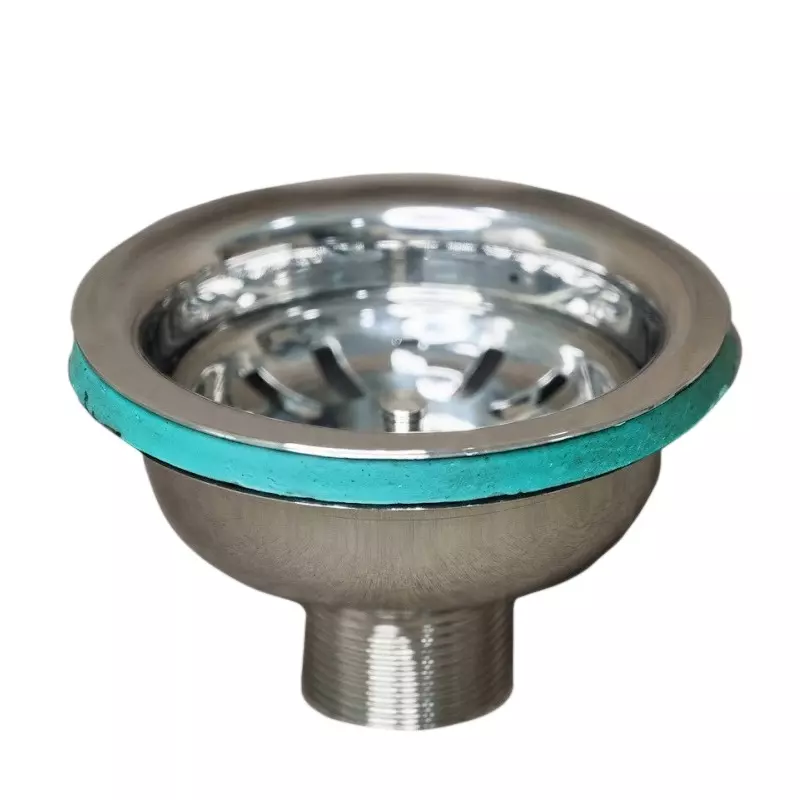 Aquai Sink Waste Coupling Stainless Steel 100 mm Size Silver for Home & Kitchen Use, VI-ACC-12
