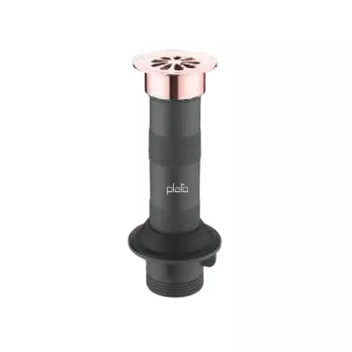 PLATO INFINITY Universal Waste Coupling Heavy Special Brass 75x150 mm Rose Gold Finish, 5094 RG