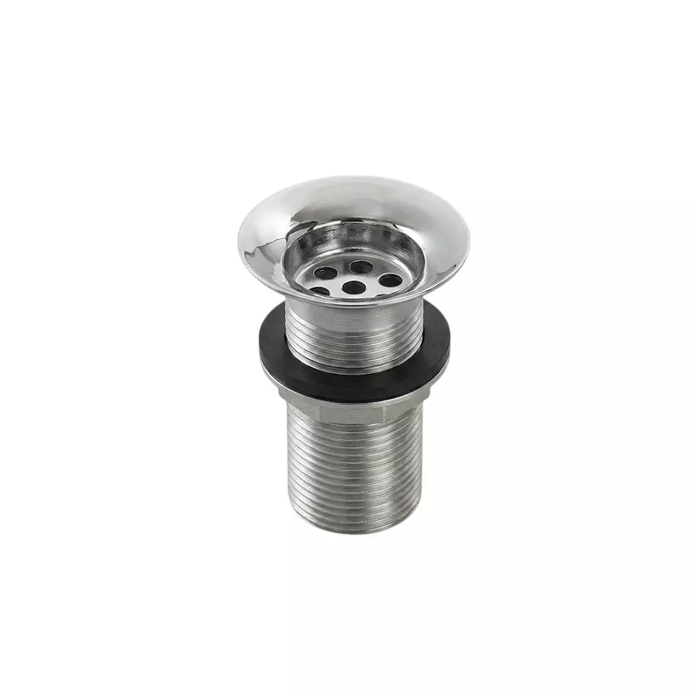 PLUMBER Ecoline Series Waste Coupling Full Thread Sink Mounted Stainless Steel Body and Chrome Finish, EU-1807S