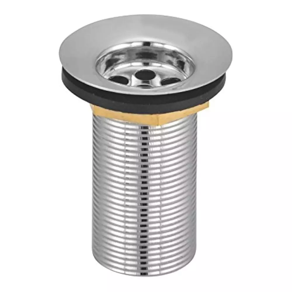 GENERIC PVC Waste Coupling 4x1.25 Inch (101.6x31.75 mm) Steel Chrome Finish for Bathrooms