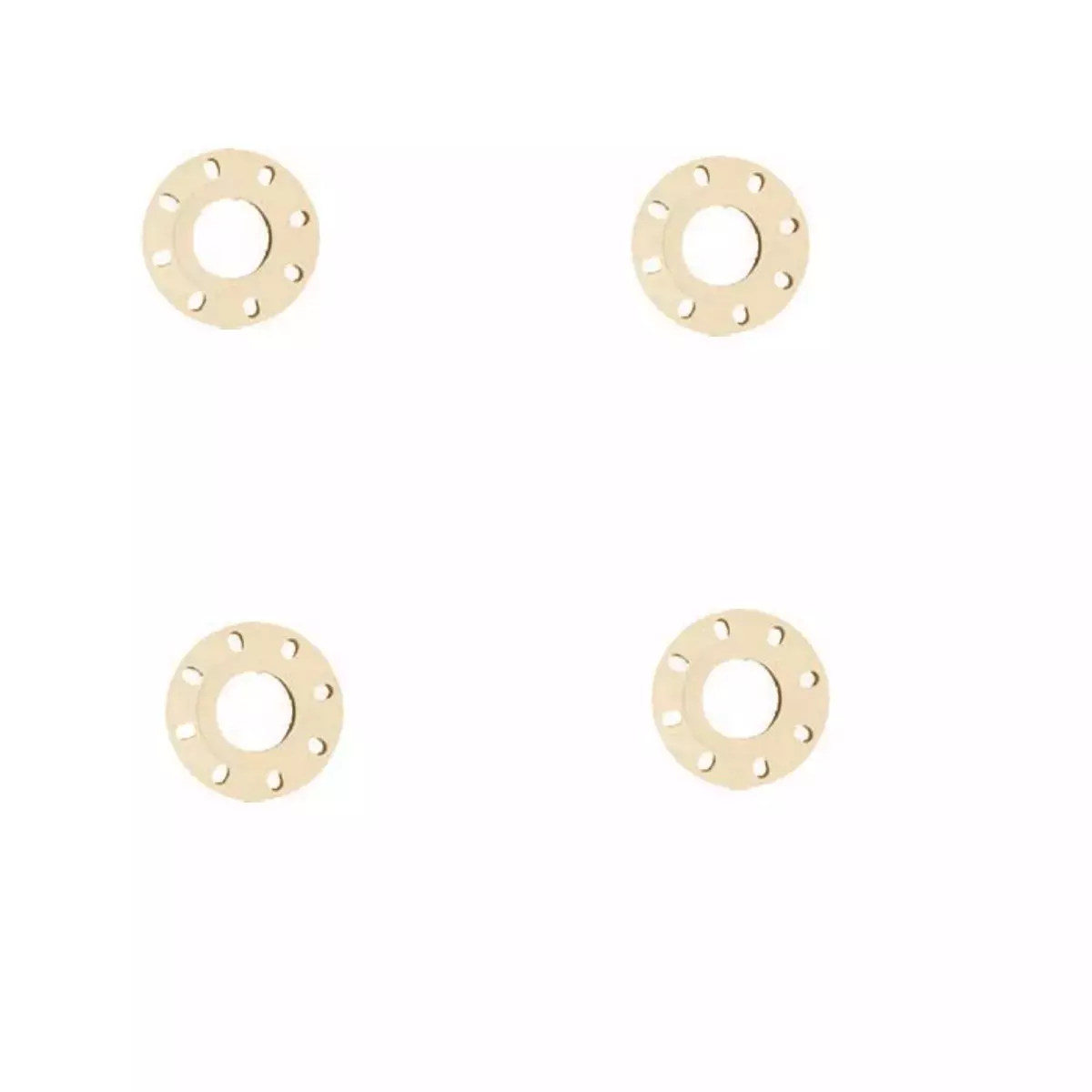 Ashirvad 63 mm CPVC SCH 80 Flange with Gasket End Cap Open 70000646