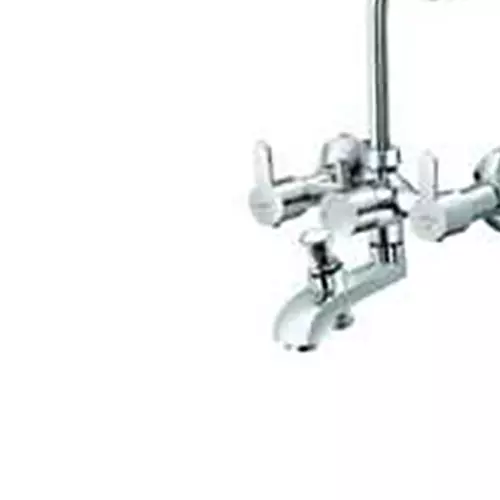 CERA F1015403 Victor Silver Brass Chrome Finish Wall Mixer