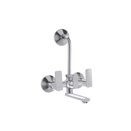 CERA F1005401 Ruby 210 mm Silver Brass Chrome Finish Wall Mixer