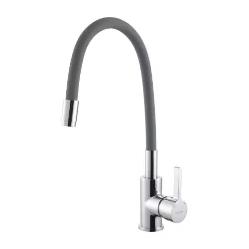 Hindware Basin Mixer Tap Brass Chrome Finish Grey, F920002