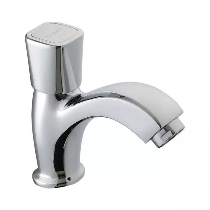 Hindware Dove Basin Tap Brass Chrome Finish Silver, F740002