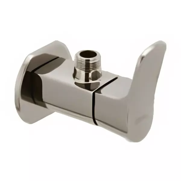 CERA Perla Single Lever Wall Mount Angle Cock with Wall Flange Graphite Grey, F1012201GG