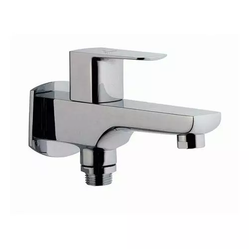 Aquieen Zura Bib Cock Brass Wall Mount Silver, AQN 940