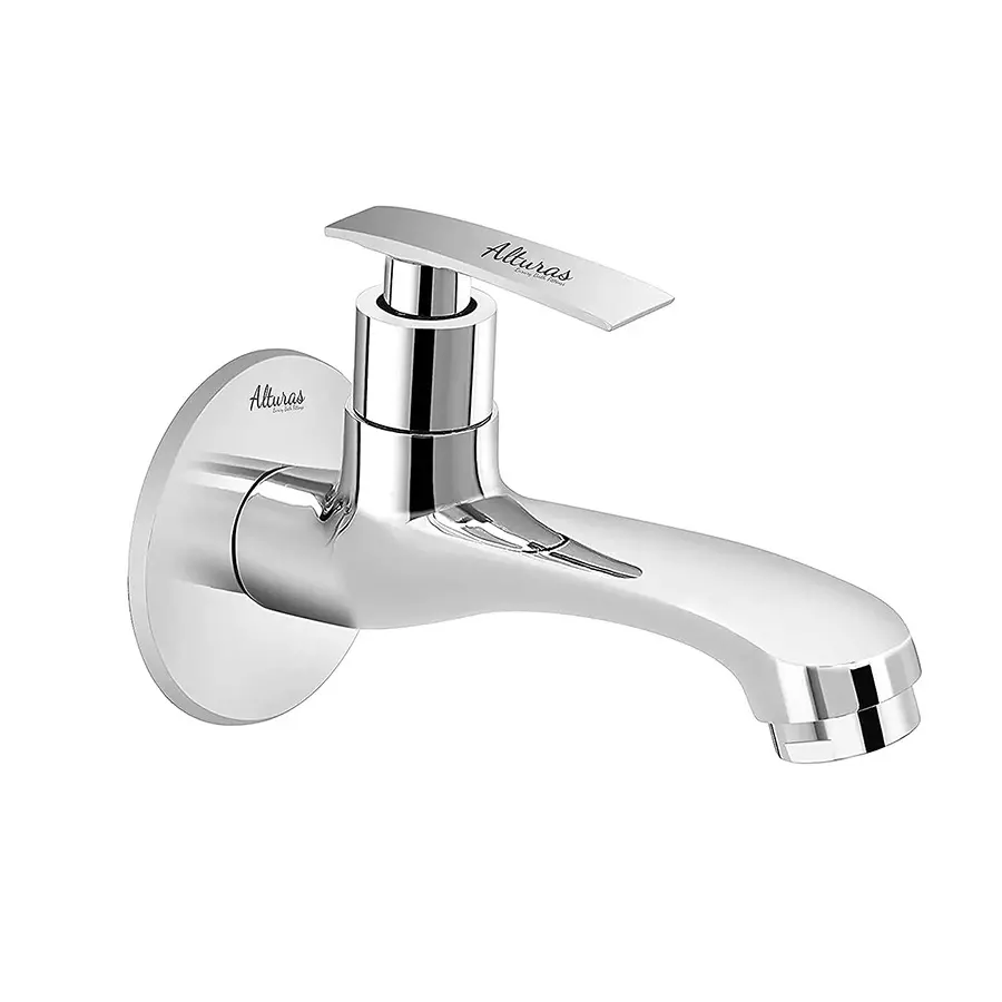 Buy ALTURAS Brass Passion Long Body Tap for Bathroom, Water Tap Chrome Finish (Set of 1) from Industrybuying.com