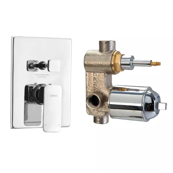 Buy CERA Ruby Single Lever High Flow Concealed Diverter, F1005721 + F4030101 (Set of 2 Pcs) from Industrybuying.com