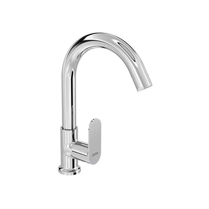 Cera Curve Sink Cock (Table Mounted) With 150 mm (6 inch) Long Swivel Spout, F1023301