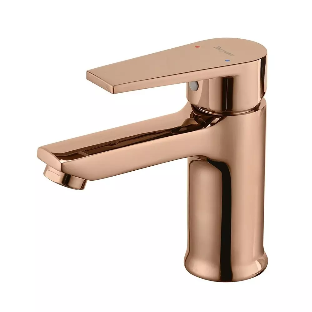 Parryware Single Lever Basin Mixer Praseo Deep Rose Gold Chrome Finish, G5814A4