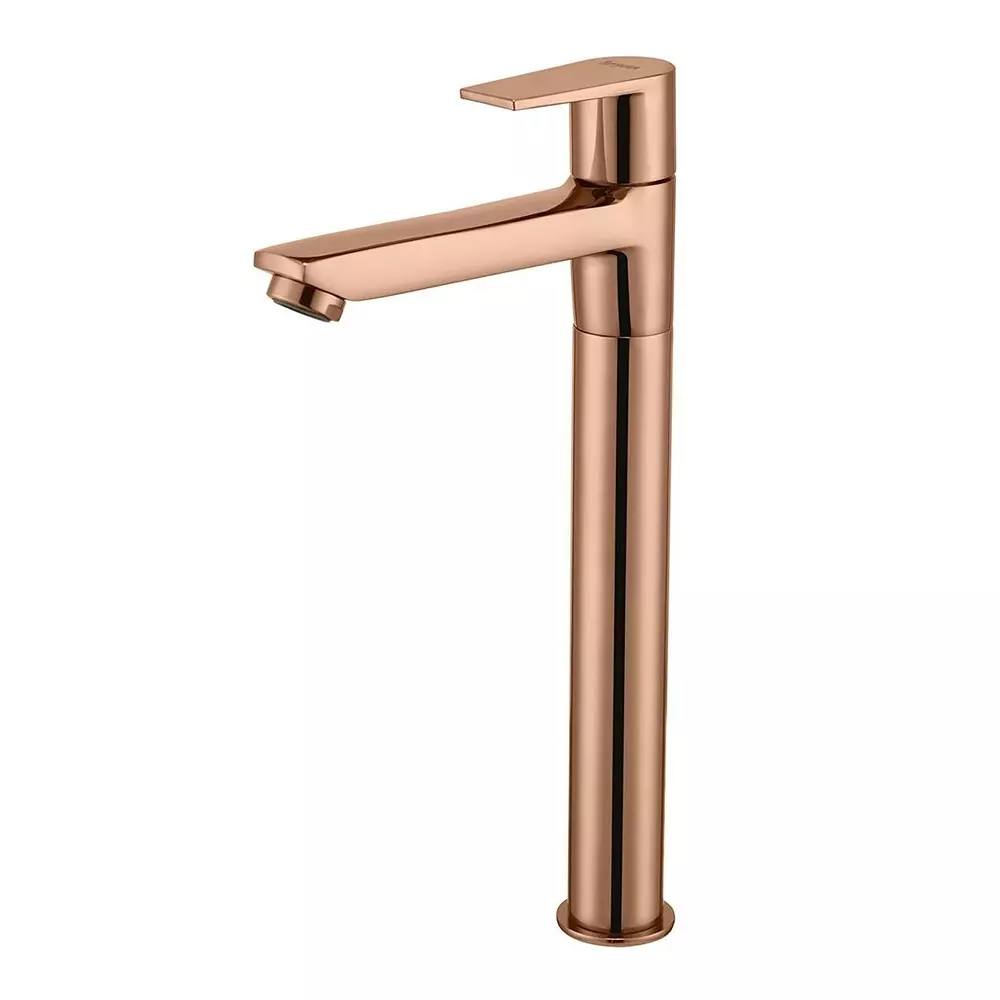 Parryware Pillar Cock Tall Body Praseo Deep Rose Gold Chrome Finish, G5864A4