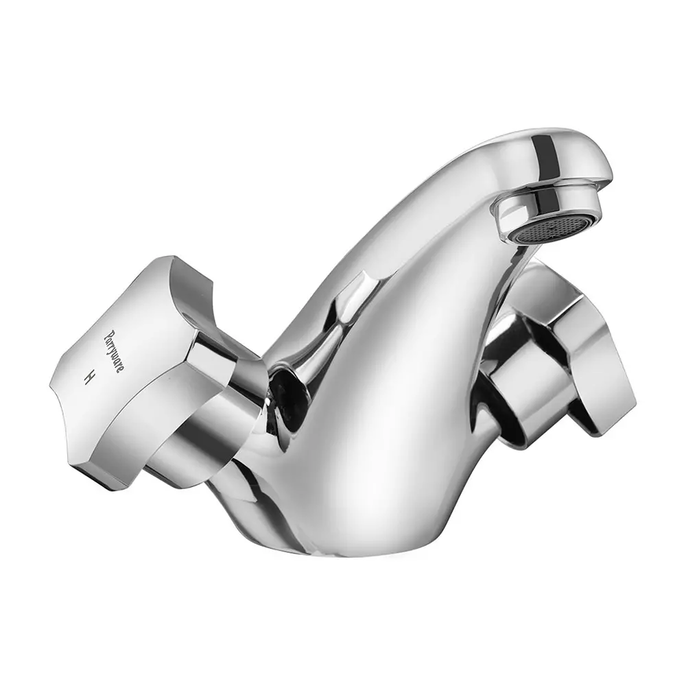 Parryware Basin Mixer Without Popup Jade Silver Chrome Finish, G0214A1GE