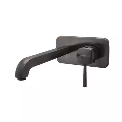 Somany Exposed Part of Concealed Basin Mixer & Handle For SLBM WM French Collection Diamante Series Gun Metal, 272111370151 + 272151370051