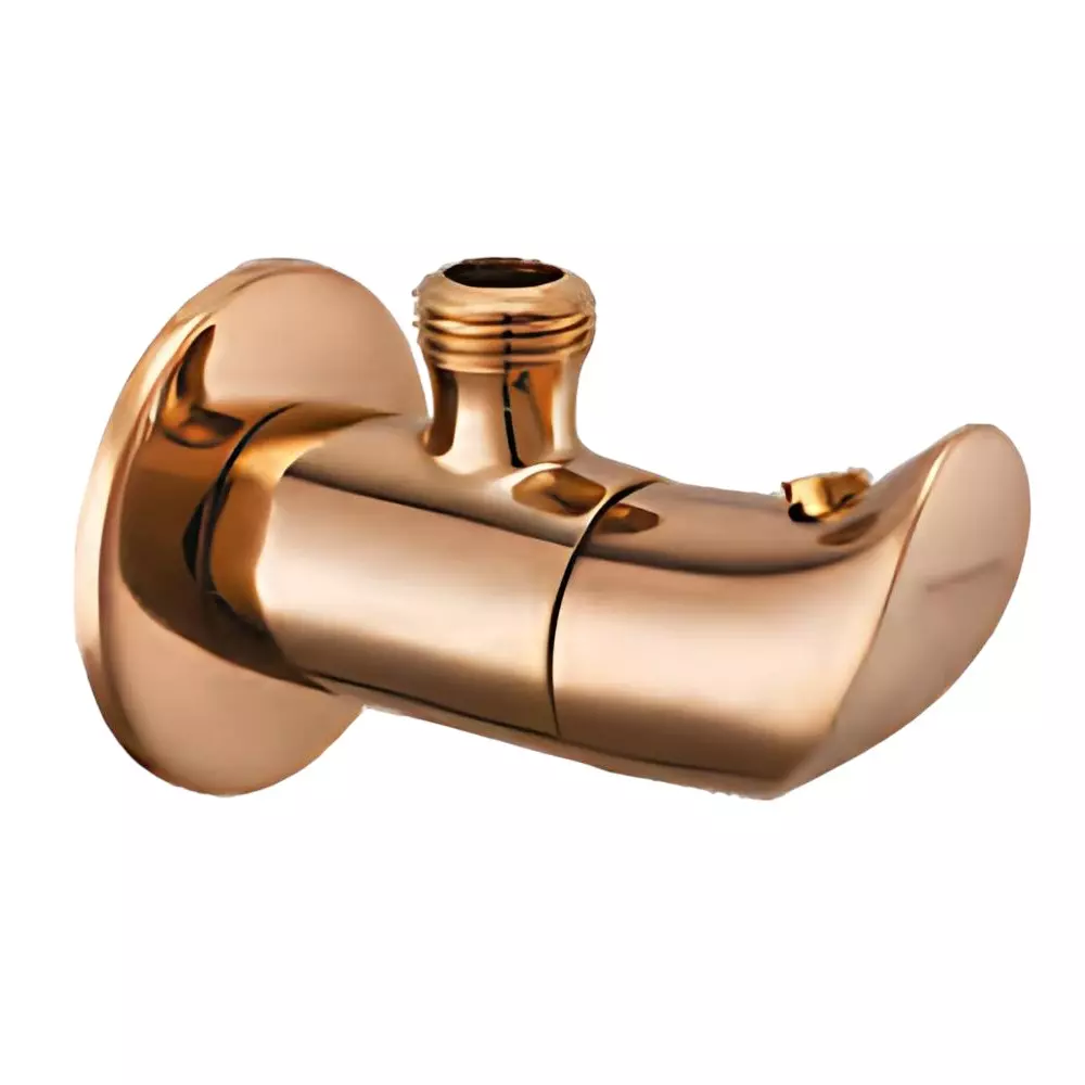 Somany Angle Valve French Collection Liana Series Rose Gold Wall Mount, 272211390091