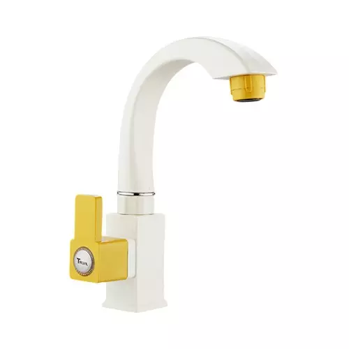 TRIJAL Firoza Plus Swan Neck White, Gold 15 mm Thread & 20 mm Spindle, FIP-110 (Pack of 24)
