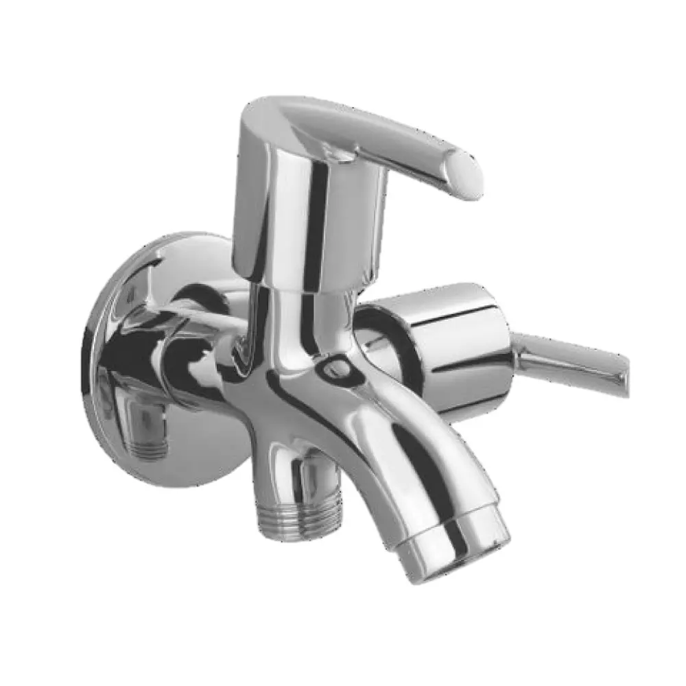 Somany Two Way Bib Tap Signature Collection Cella Series Chrome Finish Metal Body, 272211150051
