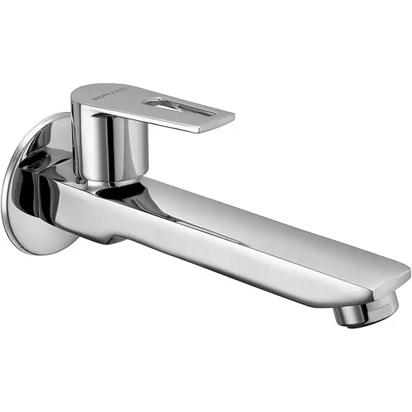 Somany Bib Tap Extended Nose Signature Collection Jupiter Series Chrome Finish Wall Mount, 272211420151