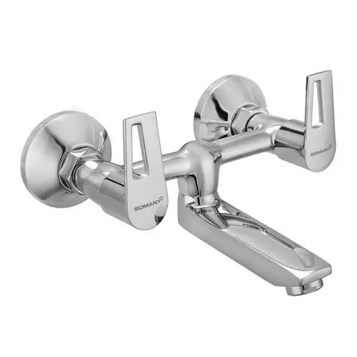 Somany Sink Mixer Non Telephonic Signature Collection Jupiter Series Chrome Finish Wall Mount, 272201420031